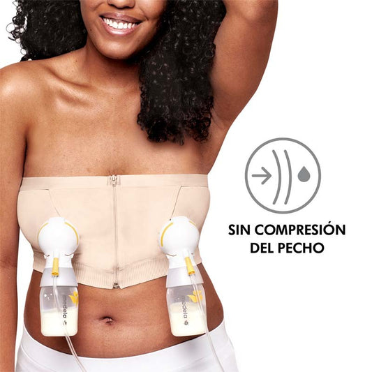 MEDELA Top Extracción Hands-Free Chai Talla XL