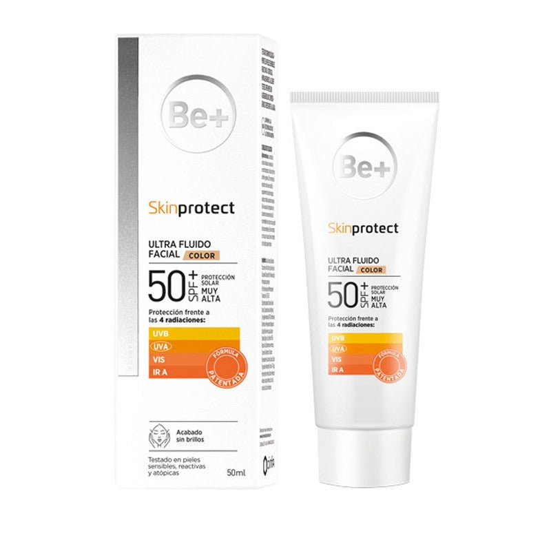 BE+ SkinProtect Ultra Facial Fluid Color SPF50+ 50 ml