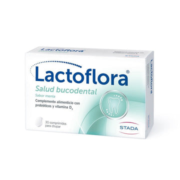 LACTOFLORA Salud Bucodental Sabor Menta 30 Comprimidos