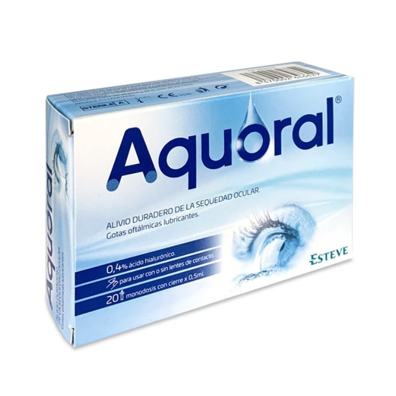 AQUORAL Moisturizing Drops 20 Single Doses