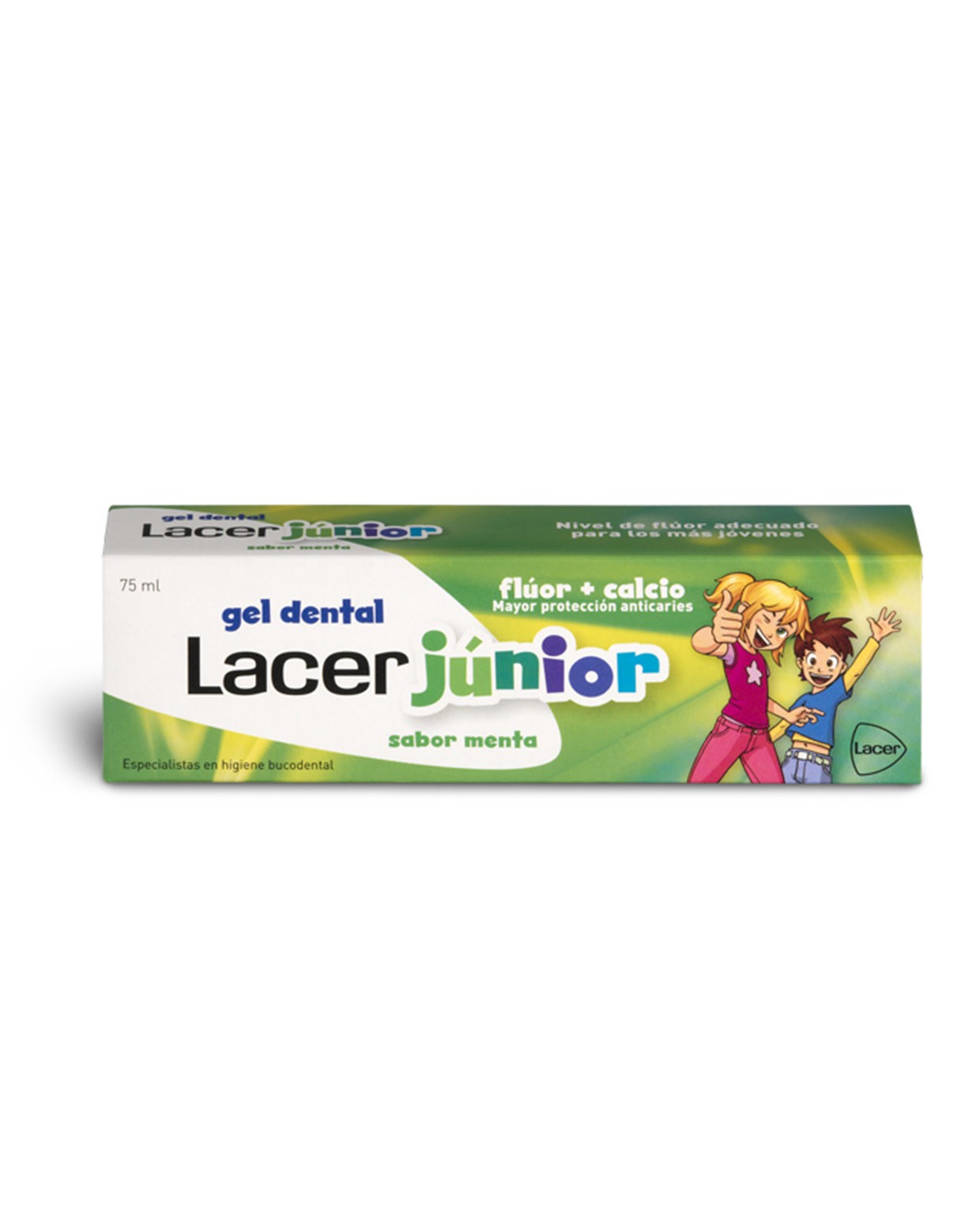 LACER Junior Gel Dentífrico Sabor Menta 75ML