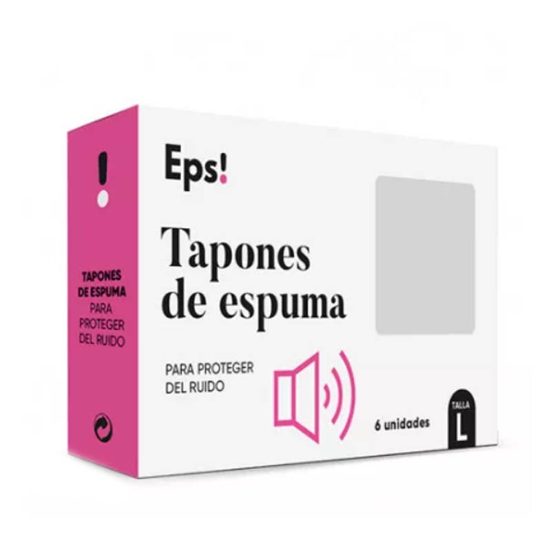 Eps! Tapones de Espuma Talla L 6 unidades