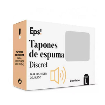 Eps! Tapones de Espuma Discret Talla L 6 unidades