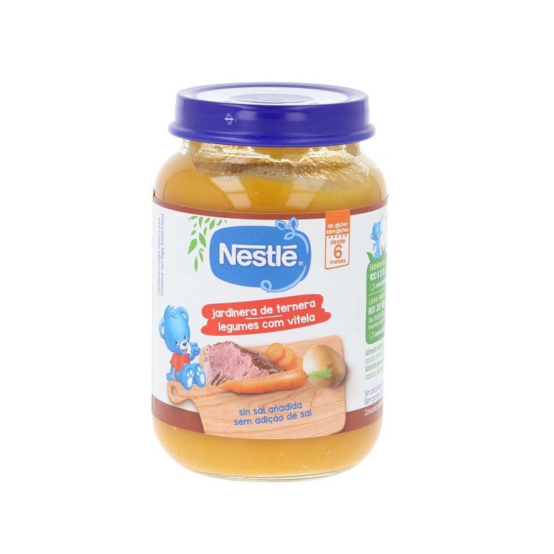NESTLÉ Tarrito Jardinera de Ternera + 6 meses 190g