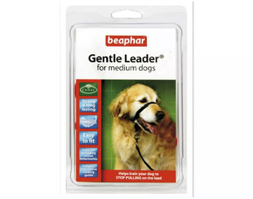 Beaphar Gentle Leader Collar de Adiestramiento M, 1 collar + 1 guía