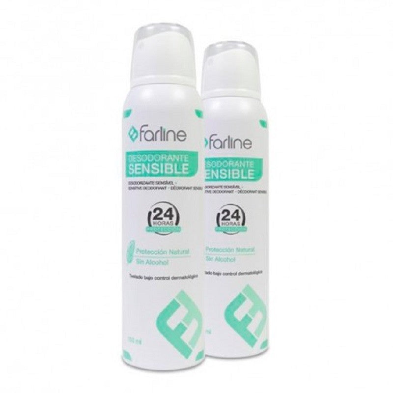 FARLINE Desodorante Spray Sensible DUPLO 2x150ml