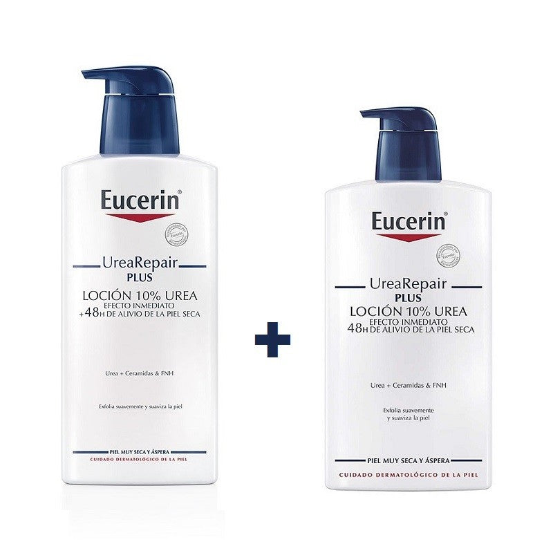 EUCERIN Pack Urea Repair Plus Loción 10% Urea 1000ml + 400ml