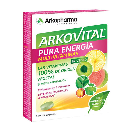 ARKOVITAL Pura Energía Multivitaminas 30 Cápsulas