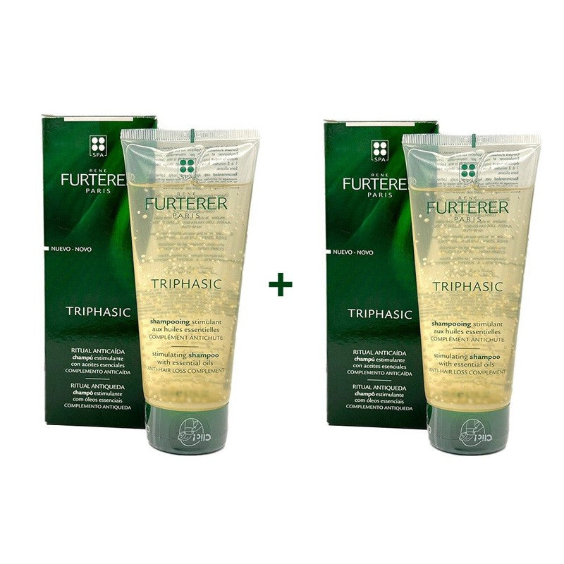 RENE FURTERER Triphasic Champú Estimulante Anticaída 2 x 200 ml
