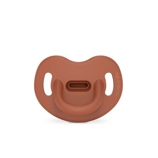 SUAVINEX Chupete Todosilicona SX Pro Anatómica 0-6 Meses (Color Teja)