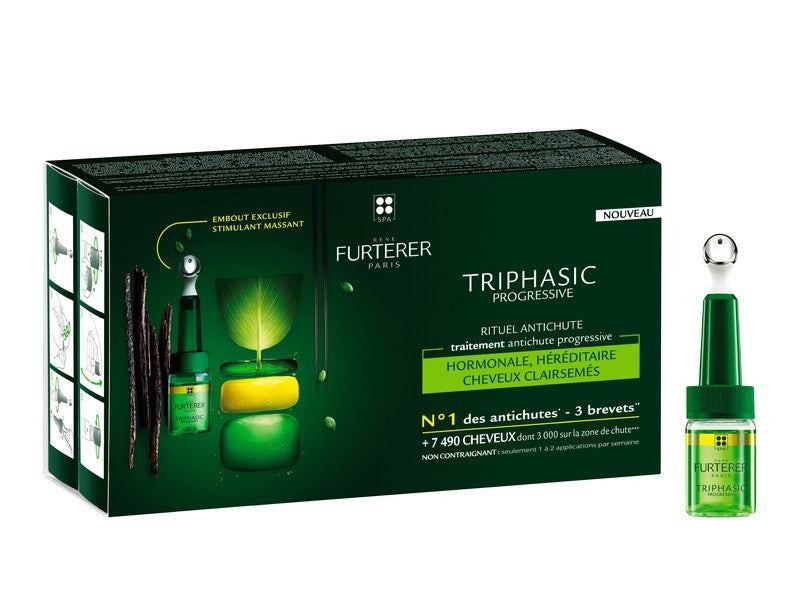 RENE FURTERER Triphasic Progressive 2 x 8 Frascos Precio Especial