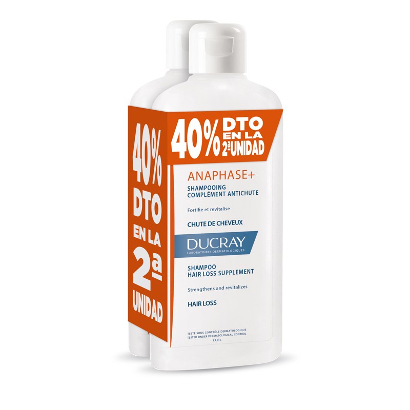 DUCRAY Anaphase+ Anti-Hair Loss Shampoo DUPLO 2x400ml