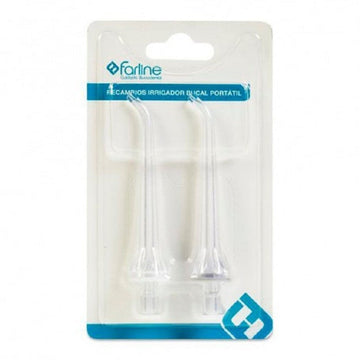 FARLINE Recambios Irrigador Bucal Portátil 2 Boquillas