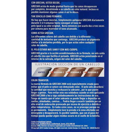 GRECIAN 2000 Loción Anticanas con Acondicionador 125ml