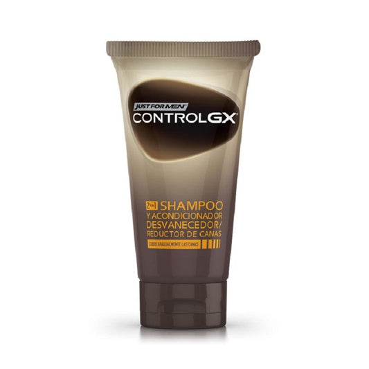 JUST FOR MEN Control GX 2 en 1 Champú y Acondicionador Reductor de Canas 118ml