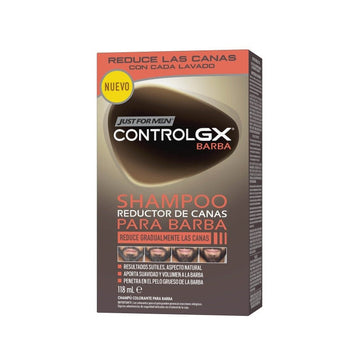 JUST FOR MEN Control GX Barba Champú Reductor de Canas 118ml