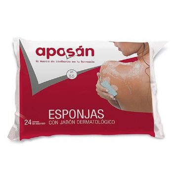 APOSAN Esponja Jabonosa 24 uds