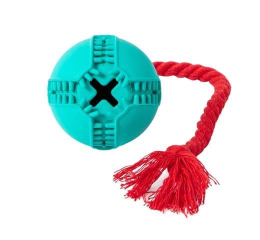 Freedog Snack Pelota Goma con Asa 7,6x8 cm