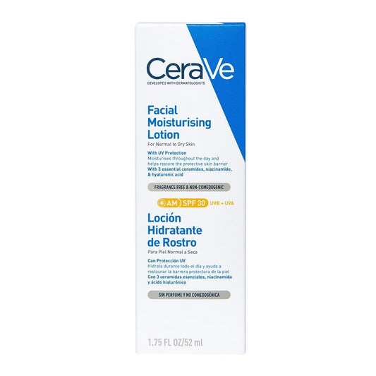 CeraVe Loción Hidratante de Rostro SPF30 52ml