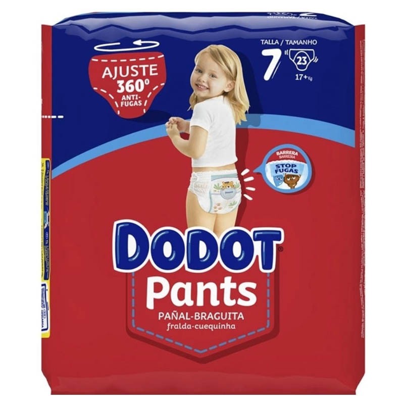 DODOT Pants Bebé Seco Talla 7 23 unidades