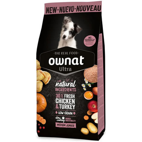 Ownat Ultra Medium Junior Dry Food 12kg