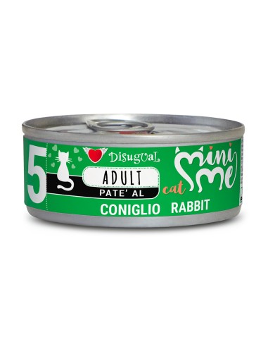 Disugual Mini-Me Conejo Comida para Gatos 12x85g