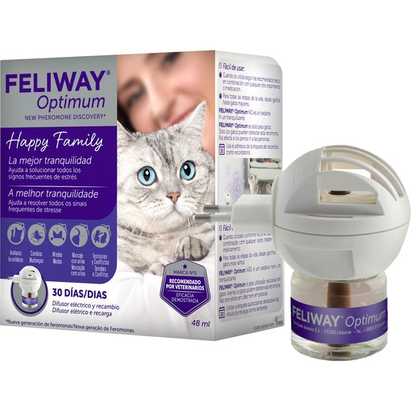 Feliway Optimum Difusor + Recambio 48ml