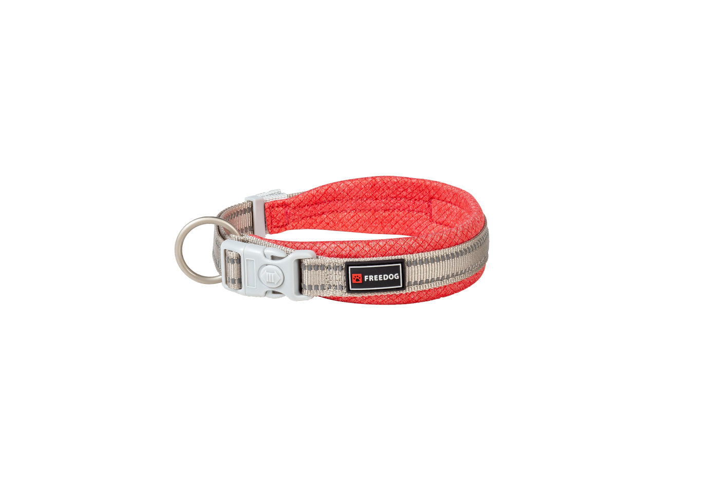 Freedog Shiva Collar Acolchado Rojo M 35-60cm