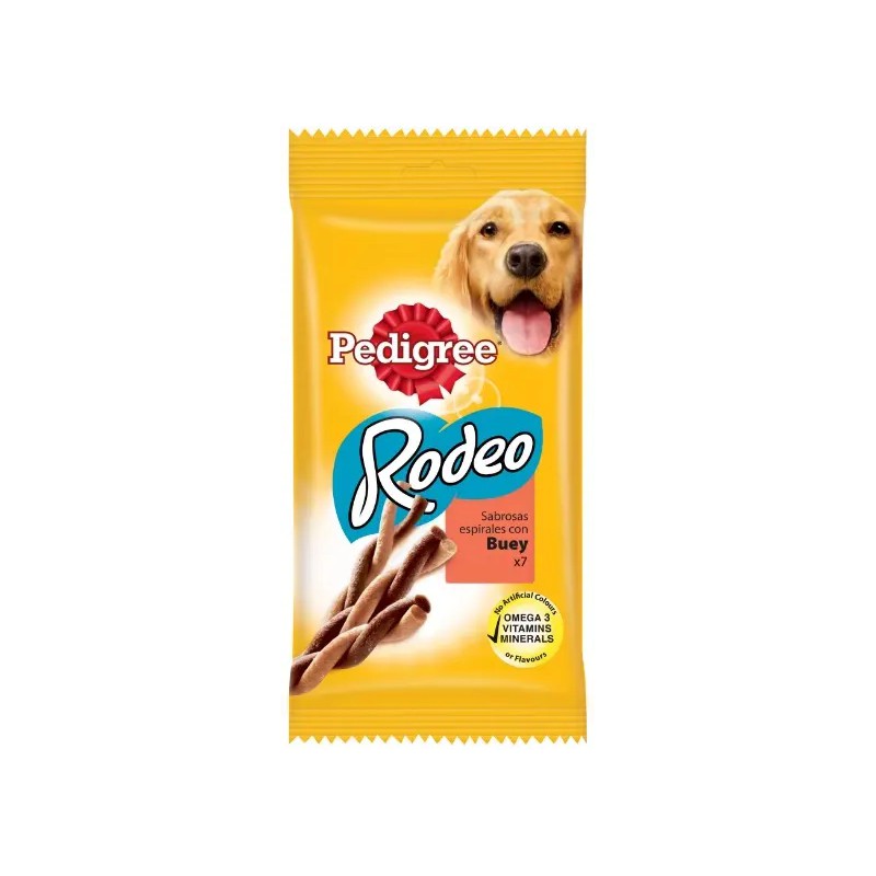 Pedigree Rodeo Tiras de Buey 7 ud