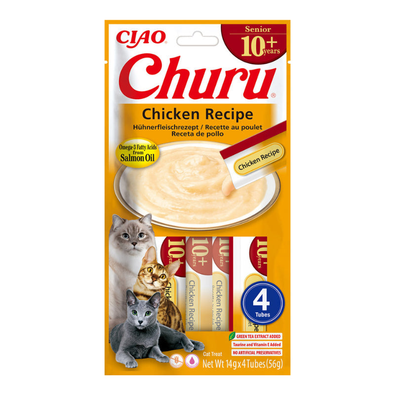 Churu Cat Senior Snack Cremoso Pollo 12x56g