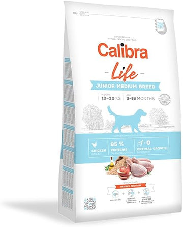 Calibra Dog Life Junior Medium Breed Pollo Pienso 12Kg
