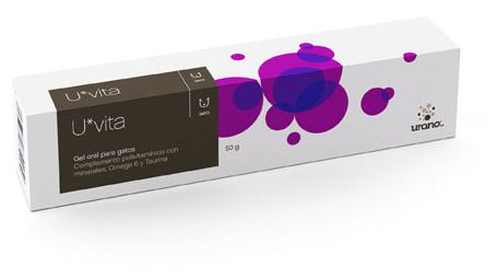 Urano Vet Uvita Gel Suplemento Nutricional para Gatos 50g