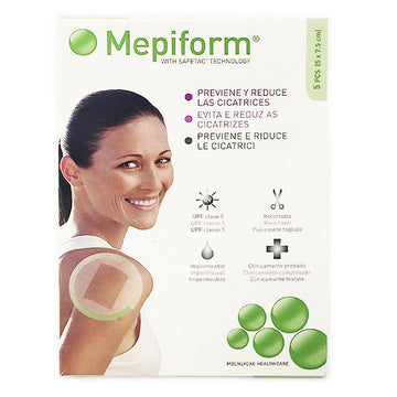 MEPIFORM Parche Silicona Reductor de Cicatrices 5x7,5cm (5 apósitos)