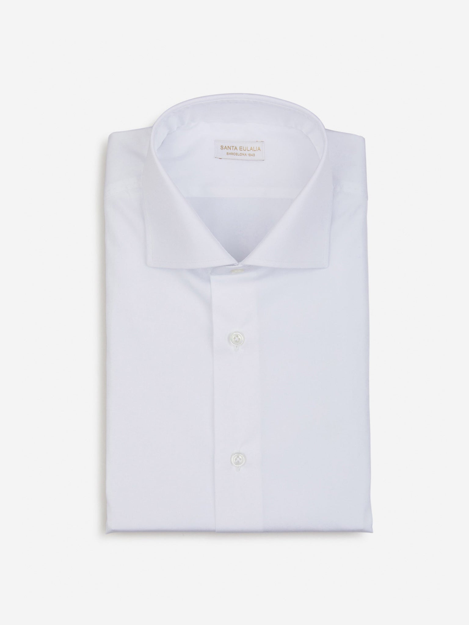 Camisa De Algodón Liso