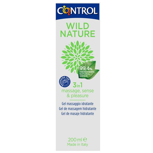 CONTROL Wild Nature Gel de Masaje 3 en 1 (200ml)