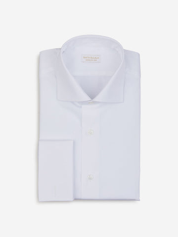 Camisa De Algodón Puño Doble