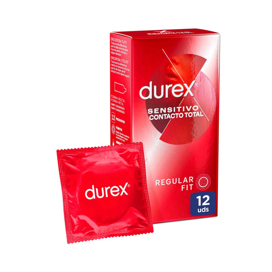 DUREX Sensitive Preservativo Total Contact 12uds