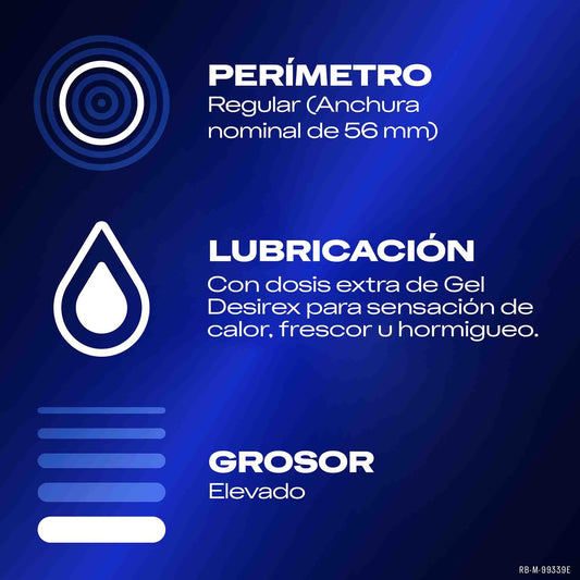 DUREX Preservativos Intense Orgasmic 12 unidades