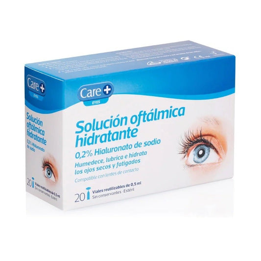 CARE+ Solución Oftálmica Hidratante 0,2% Ácido Hialurónico 20x0,5ml