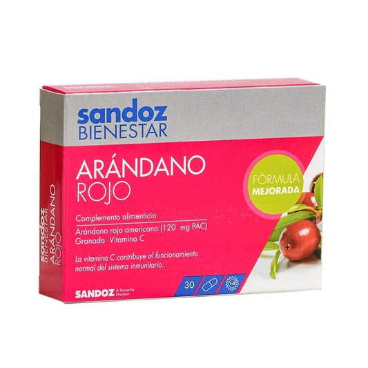 SANDOZ Bienestar Arándano Rojo 30 Cápsulas