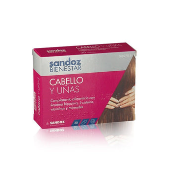 SANDOZ Bienestar Cabello y Uñas 30 Cápsulas