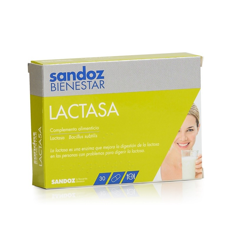 SANDOZ Bienestar Lactasa 30 Cápsulas