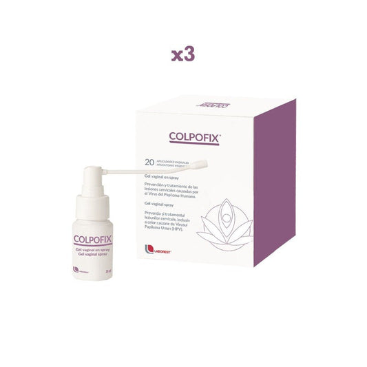 COLPOFIX Gel Vaginal en Spray Triplo 3x20ml