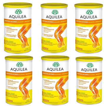 AQUILEA Colágeno y Magnesio Sabor Limón PACK 6 x 375g (4+2 meses)