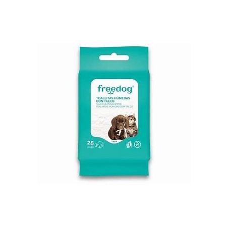 Freedog Toallitas Húmedas Talco Pocket 25 ud