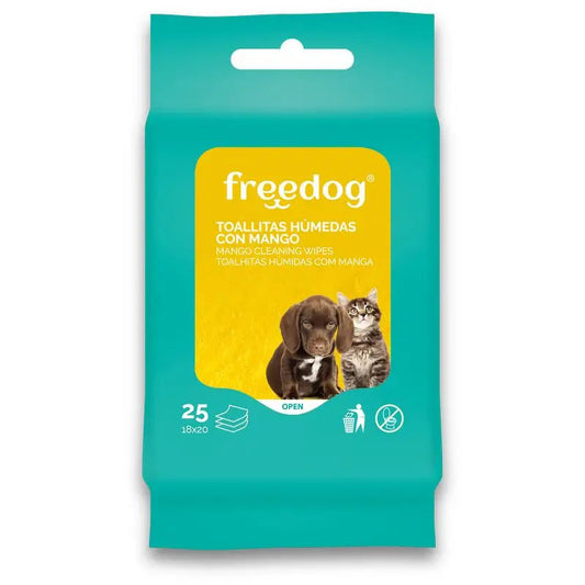 Freedog Toallitas Higiénicas Aroma Mango 25 ud