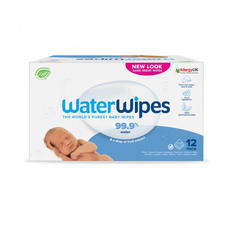 WaterWipes Caja con 12x60 unidades