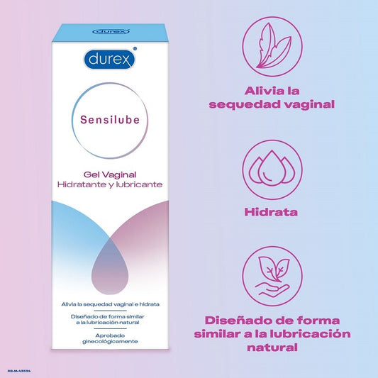 DUREX SENSILUBE Gel Vaginal Hidratante y Lubricante 40ml