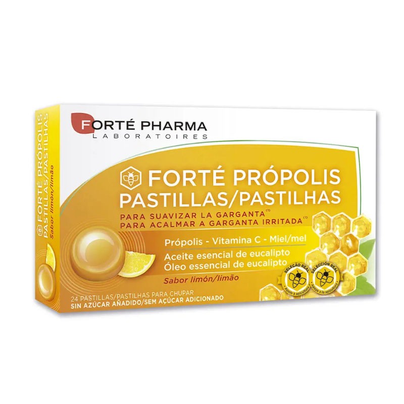 Forté Pharma Própolis Pastillas Sabor Limón 24 comp