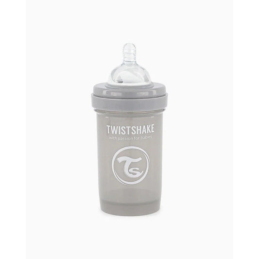Twistshake Biberón Anticólico Gris 180ml